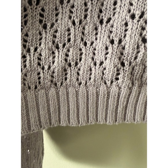 Reformation Lilac Rose Pointelle Sweater - Picture 7 of 7